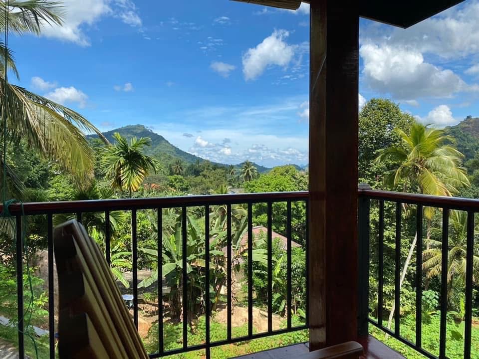 Hill and tropical view from V Resorts The Village
